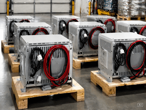Battery charger forklift BPSI