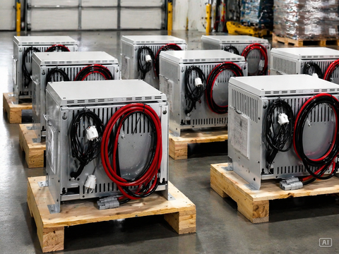 Forklift battery charger rental by BPSI