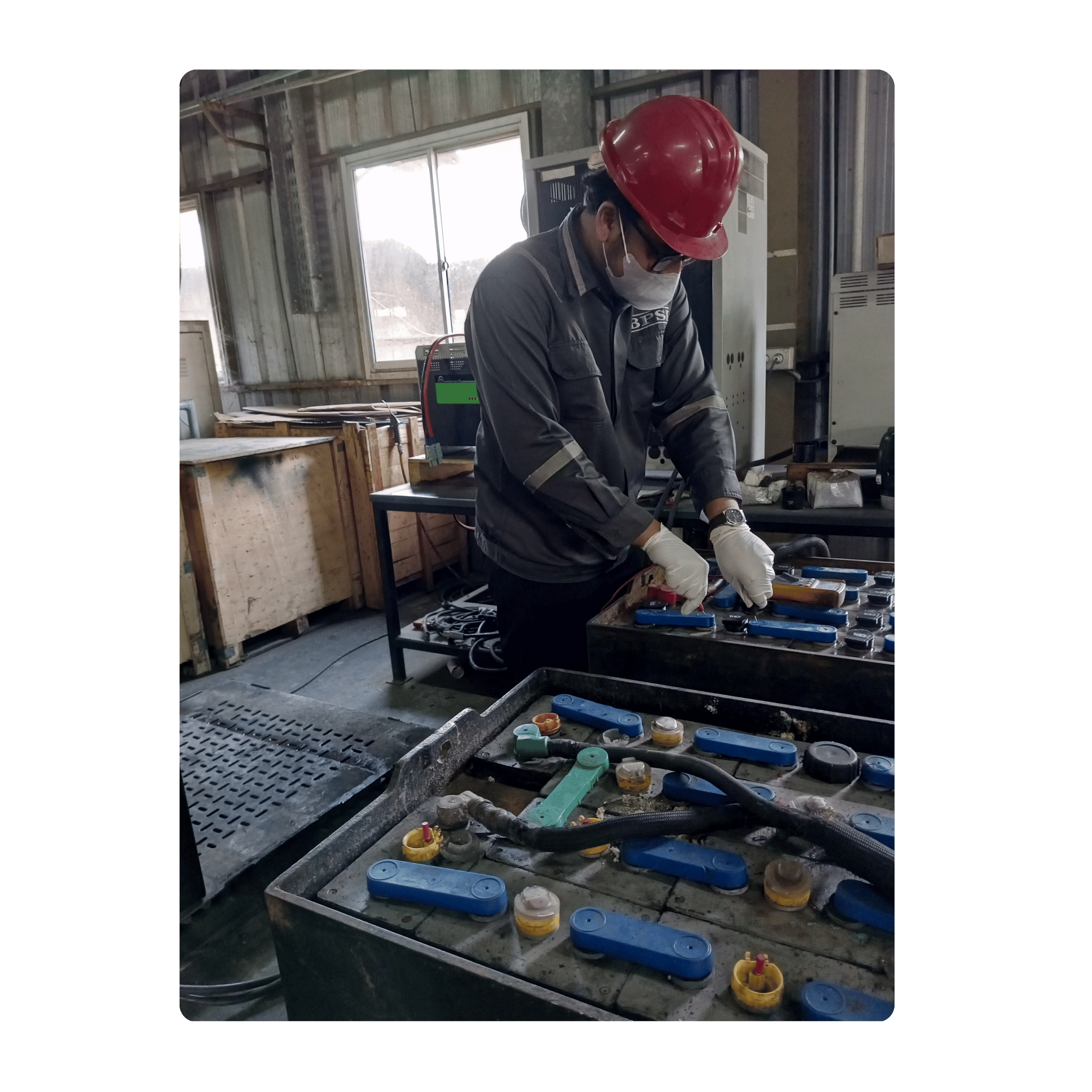 Jual baterai forklift lead acid lithium sodium untuk industri