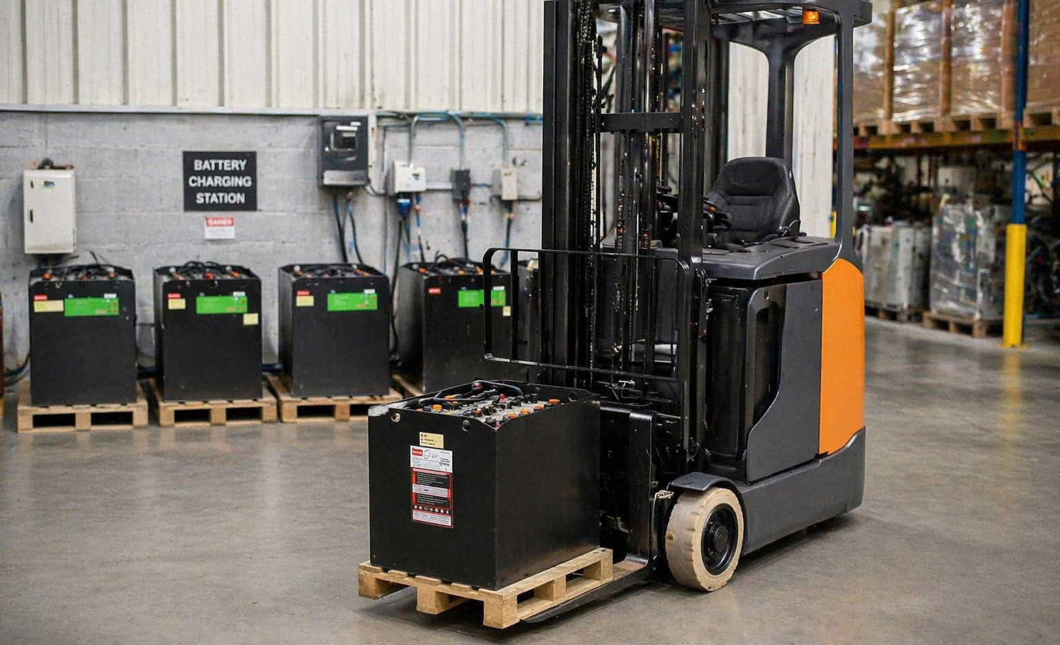 Maintenance baterai forklift BPSI