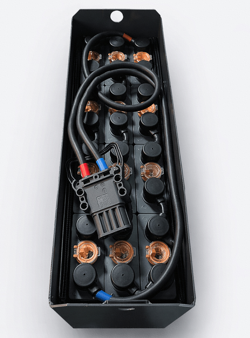 Produk lead acid battery forklift BPSI untuk baterai forklift industri DIN dan BS traction battery